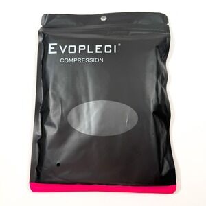 Evopleci Compression Thigh High Stockings Black Size M – Graduated Support Socks